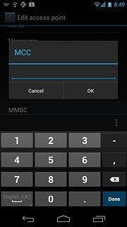 Key in 505 and press OK.