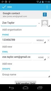 Press the picture icon next to the name.