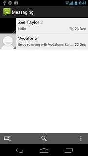 Press the required sender.