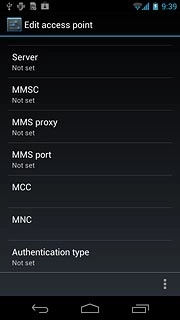 Press Authentication type.