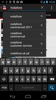 Key in the required search word and press the search icon.