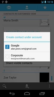 Press the required phone book.