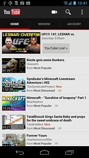 Press the required video clip.