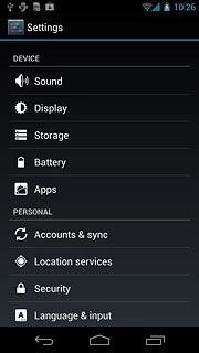 Press Language & input.