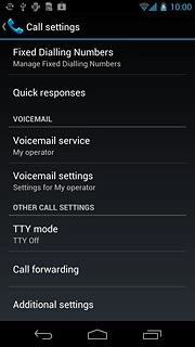 Press Additional settings.