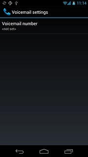 Press Voicemail number.