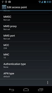 Press the settings icon.