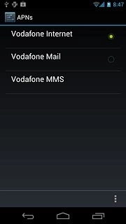 Press the settings icon.
