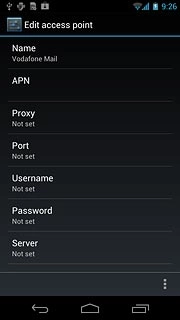 Press the settings icon.
