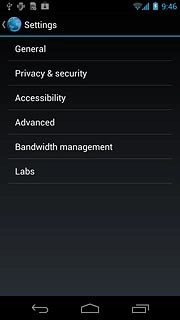 Press Privacy & security.