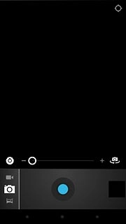To zoom in or out:Press and drag the zoom indicator right or left.