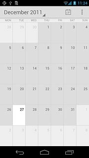 Go to the required date.Press the settings icon.