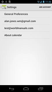 Press General Preferences.Follow the instructions on the display to select the required settings for the calendar.