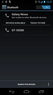 Press the settings icon.