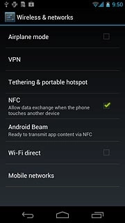 Press Mobile networks.