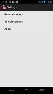 Press Search settings.