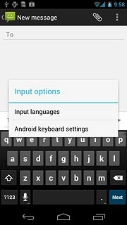 Press Android keyboard settings.