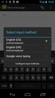 Press the required language.