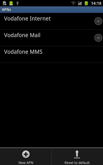 Press New APN.