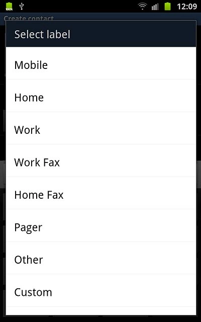 Press the required number type.