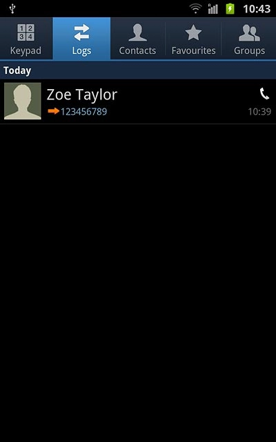 Press the required number.