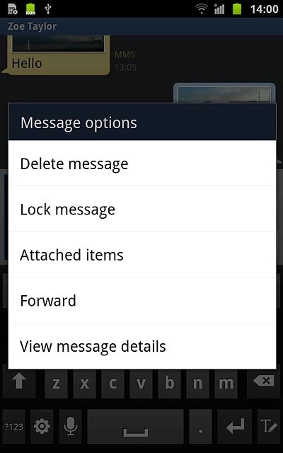 Press Forward.Key in the first letters of the required contact.Matching contacts are displayed.