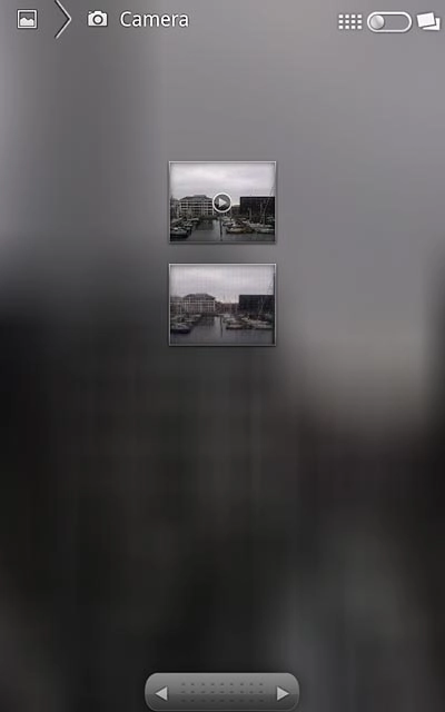 Go to the required folder.Press and hold the required picture or the required video clip.