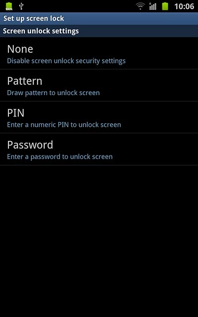 Key in the phone lock code.Press Pattern, PIN or Password.Follow the instructions on the display to change the phone lock code.