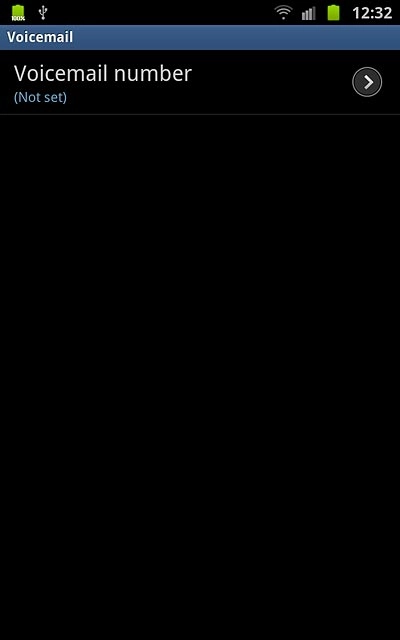 Press Voicemail number.