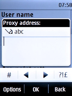 Key in 10.202.2.60 and press OK.