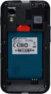 Place your SIM as illustrated next to the SIM holder.Slide your SIM into the SIM holder.