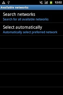 Press Select automatically.
