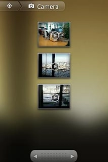 Press the required video clip.