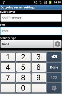 Press the drop down list below Security type.