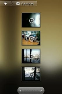 Press the required video clip.Key in text for the video clip.