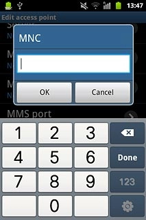 Key in 03 and press OK.
