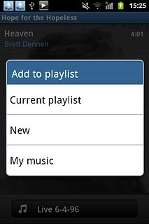 Press New.Key in a name for the playlist.