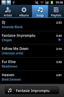 SongsGo to the required folder.