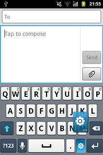 Press the settings icon.