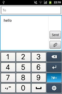 Press ?#+ and then ABC to return to text input.