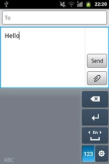 To key in symbols:Press the symbol selection icon until ?#+ is displayed in the bottom left corner of the display.