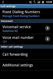 Press Additional settings.