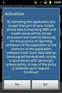 Press Yes to confirm.