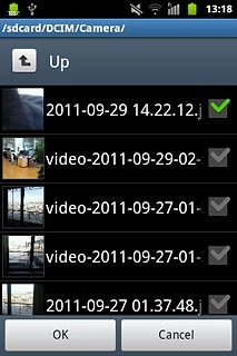 Press OK to confirm.