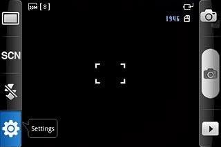 Press the settings icon.