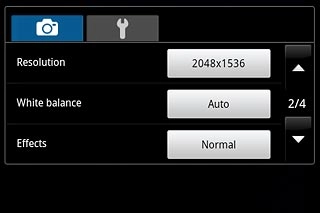 Press the field next to Resolution.