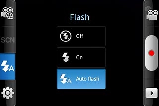 Press Auto flash or On.
