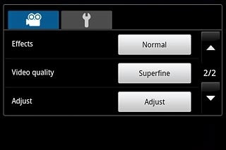 Press the field next to Video quality.