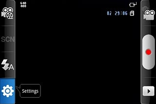 Press the settings icon.