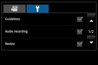 Press the more settings icon.